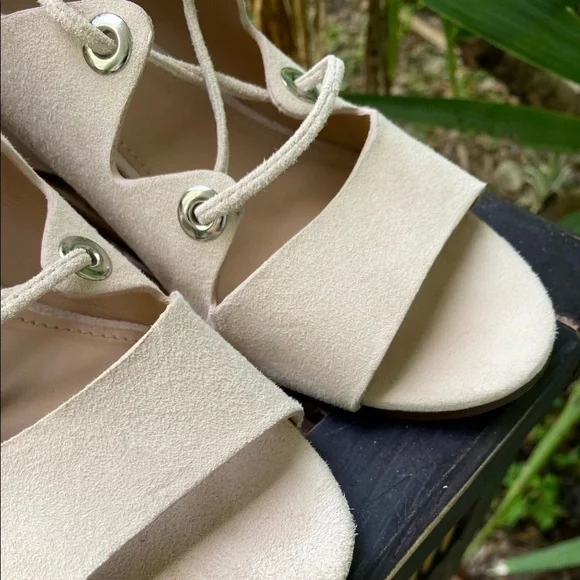 Nude Suede J Crew Sandals - Picture 5 of 11